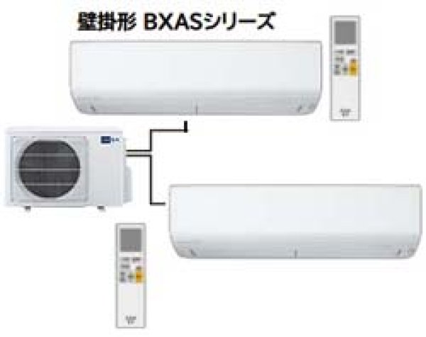 画像1: 三菱電機 自動お掃除 壁掛け2台マルチセット (1)